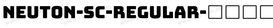 Neuton-SC-Regular字体转换