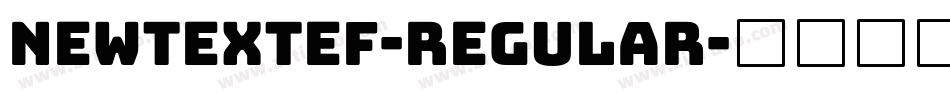 NewtextEF-Regular字体转换