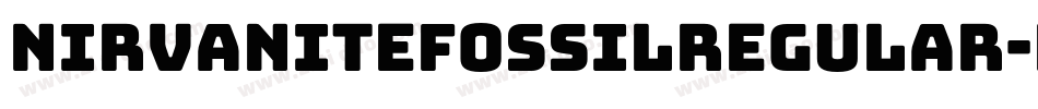 NirvaniteFossilRegular-Lx5D字体转换