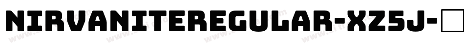 NirvaniteRegular-Xz5j字体转换