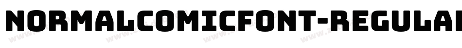 Normalcomicfont-Regular字体转换