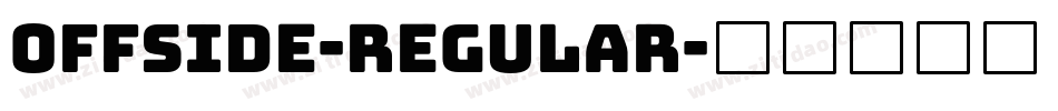 Offside-Regular字体转换