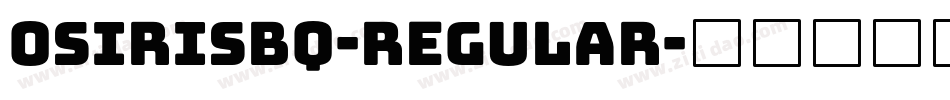 OsirisBQ-Regular字体转换