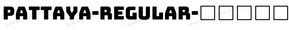 Pattaya-Regular字体转换
