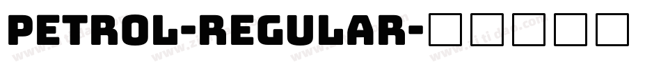 Petrol-Regular字体转换