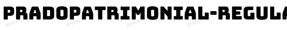 PradoPatrimonial-Regular字体转换