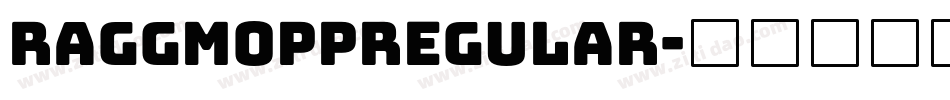 RaggMoppRegular字体转换