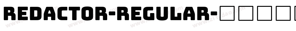 Redactor-Regular字体转换