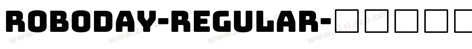 Roboday-Regular字体转换