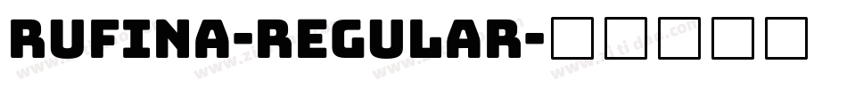 Rufina-Regular字体转换