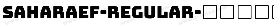 SaharaEF-Regular字体转换