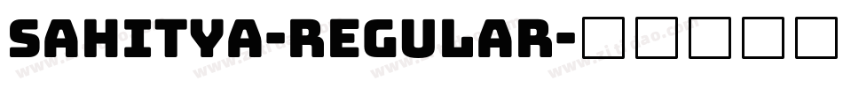 Sahitya-Regular字体转换