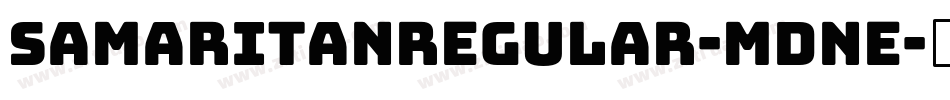 SamaritanRegular-Mdne字体转换