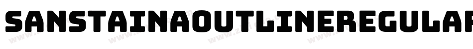 SanstainaoutlineRegular-Bzow字体转换