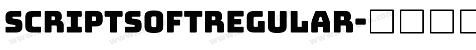 ScriptsoftRegular字体转换