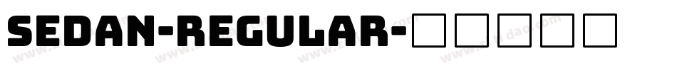 Sedan-Regular字体转换