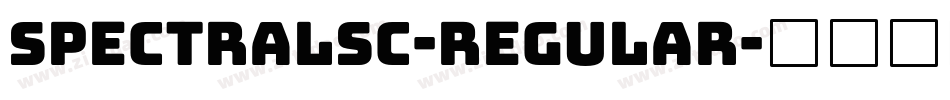 SpectralSC-Regular字体转换