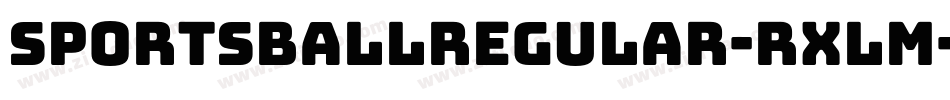 SportsballRegular-RxlM字体转换