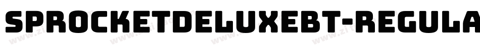 SprocketDeluxeBT-Regular字体转换
