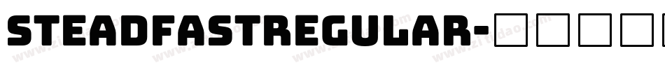 SteadfastRegular字体转换