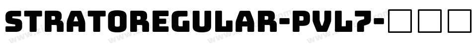 StratoRegular-Pvl7字体转换