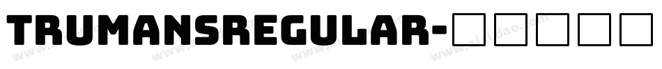 TRUMANSRegular字体转换