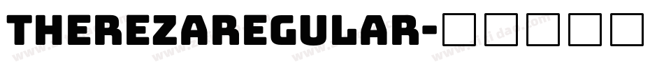 TherezaRegular字体转换