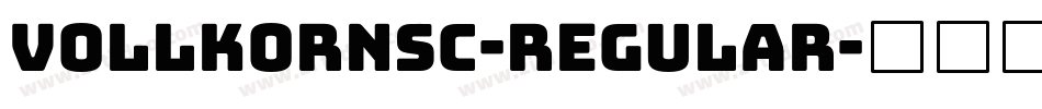 VollkornSC-Regular字体转换
