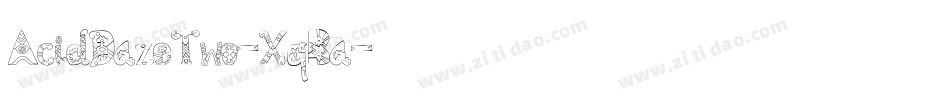 AcidDazeTwo-XqBa字体转换
