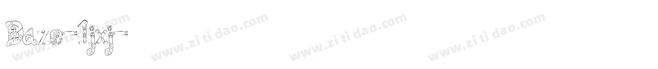 Daze-1jxj字体转换