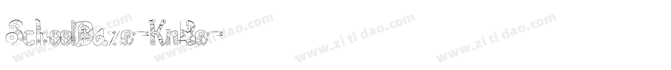 SchoolDaze-KnBe字体转换