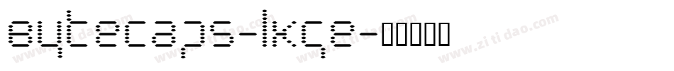 ByteCaps-lKge字体转换