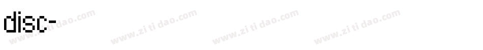disc字体转换
