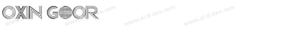 Oxin-g0oR字体转换
