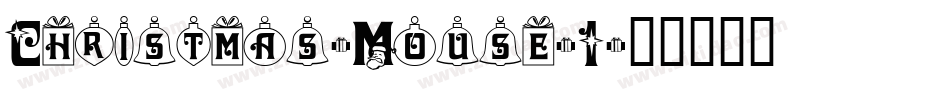 Christmas-Mouse-1字体转换