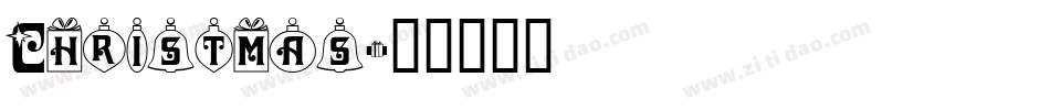 Christmas字体转换