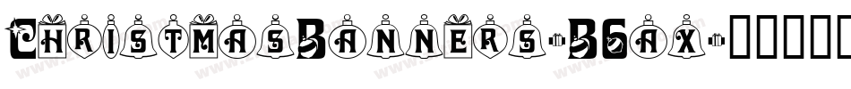ChristmasBanners-B6ax字体转换