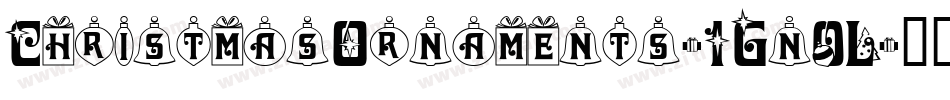 ChristmasOrnaments-1Gn0L字体转换