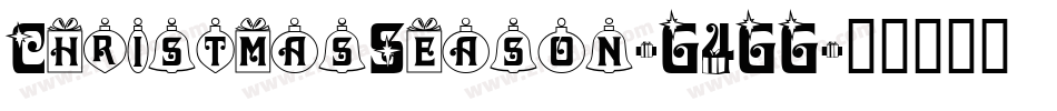 ChristmasSeason-G4GG字体转换