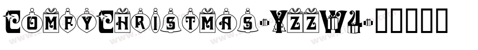 ComfyChristmas-YzzW4字体转换