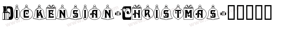 Dickensian-Christmas字体转换