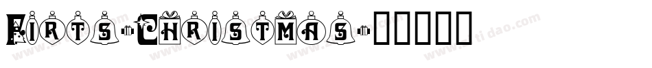 Firts-Christmas字体转换