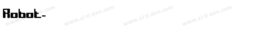 Robot字体转换