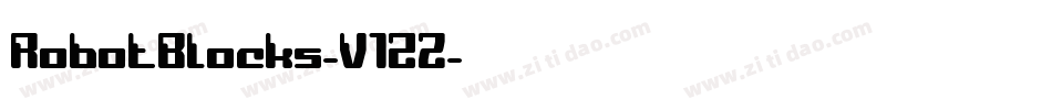 RobotBlocks-V12Z字体转换