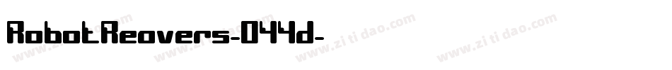 RobotReavers-044d字体转换