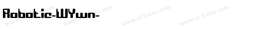 Robotic-WYwn字体转换