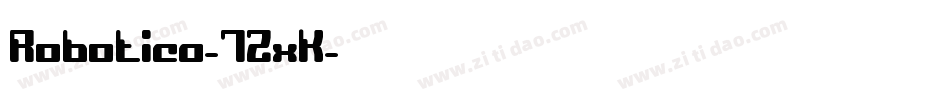 Robotica-7ZxK字体转换
