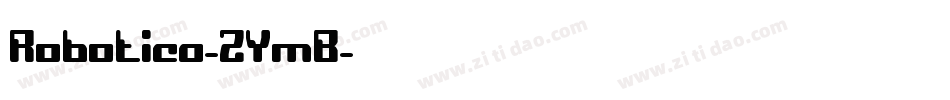 Robotica-ZYmB字体转换