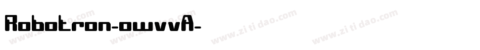 Robotron-owvvA字体转换