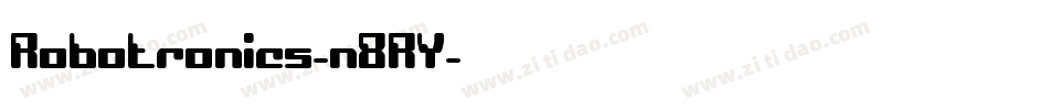 Robotronics-n8RY字体转换